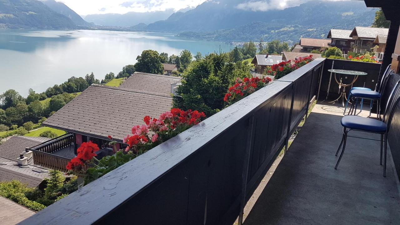 Traumhaftes Chalet Mit Seesicht Krattigen ภายนอก รูปภาพ